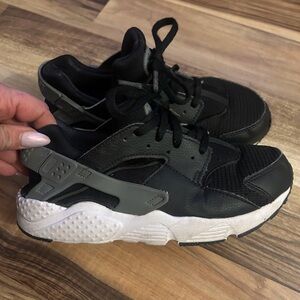 Kids Black and Gray Athletic Shoes